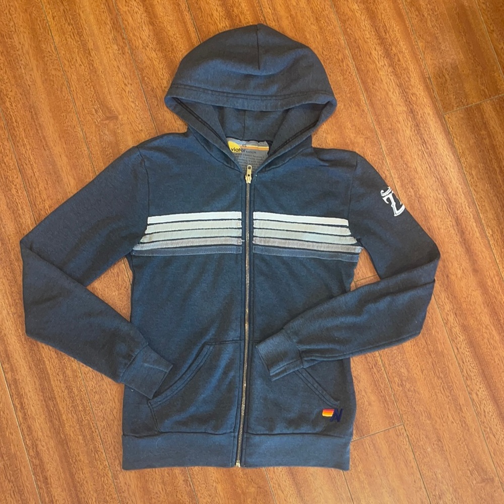 Aviator Nation Zip Up Hoodie XS